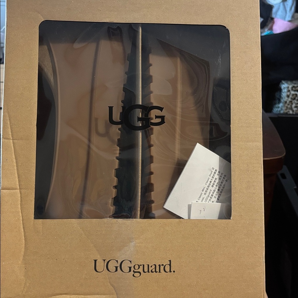 UGG Rubber Guard Boot Covers in Chestnut XS. W-4-5 M- 3-4.